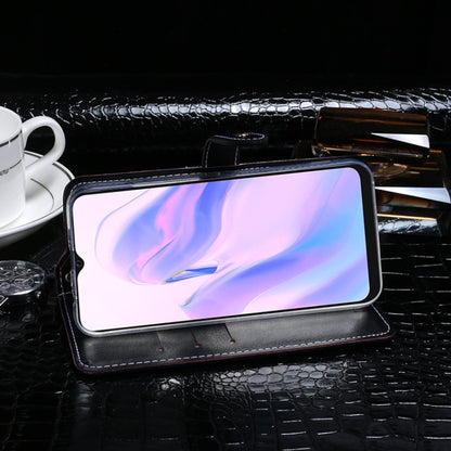 For Blackview A70 idewei Crocodile Texture Horizontal Flip Leather Case with Holder & Card Slots & Wallet(Black) by idewei