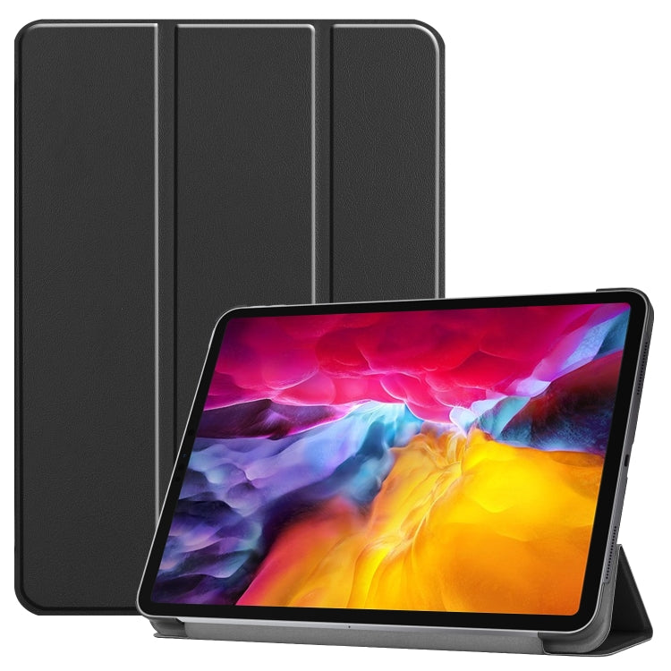 For iPad Pro 11 2022 / 2021 / 2018 Custer Texture Leather Smart Tablet Case(Black) by bashfashion