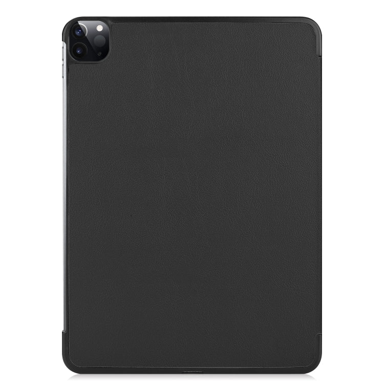 For iPad Pro 11 2022 / 2021 / 2018 Custer Texture Leather Smart Tablet Case(Black) by bashfashion