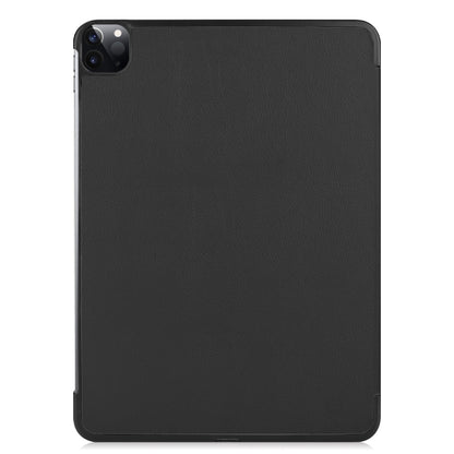For iPad Pro 11 2022 / 2021 / 2018 Custer Texture Leather Smart Tablet Case(Black) by bashfashion