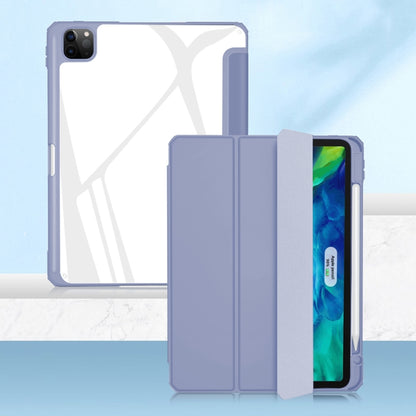 For iPad Pro 11 2022 / 2021 / 2020 Mutural Pinyue Series PC + TPU Horizontal Flip Leather Tablet Case with Holder & Pen Slot & Sleep / Wake-up Function (Purple) by Mutural