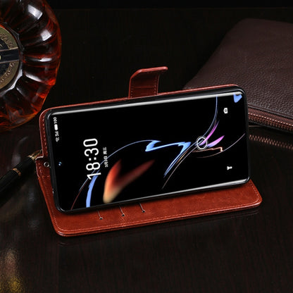 For Meizu 18 Pro idewei Crazy Horse Texture Horizontal Flip Leather Case with Holder & Card Slots & Wallet(Rose Red) by idewei