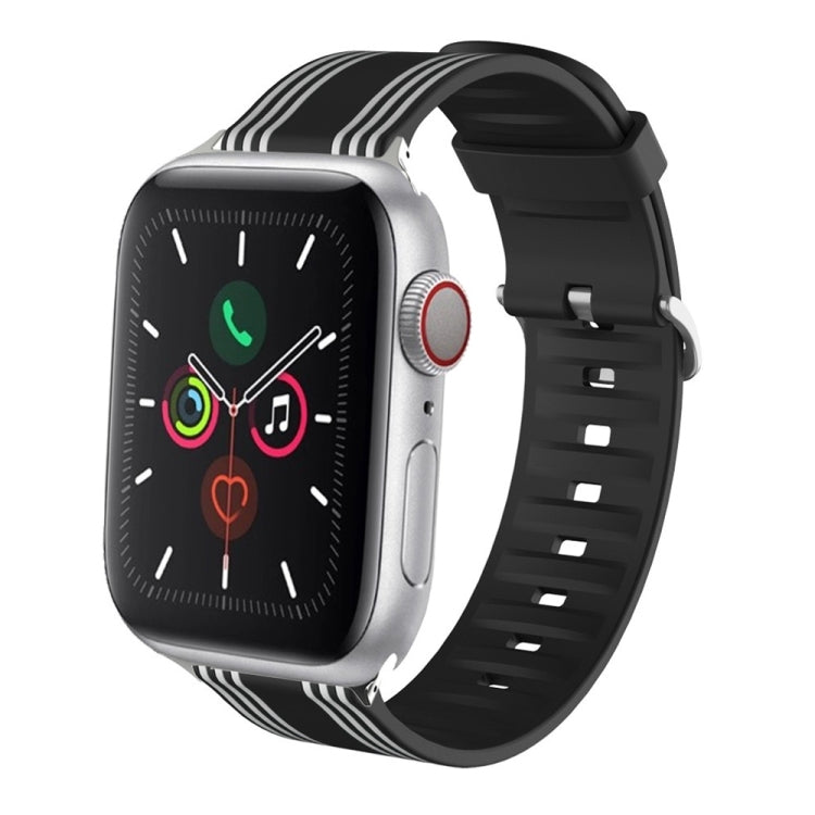 Silicone Replaceable Watch Band For Apple Watch Ultra 49mm&Watch Ultra 2 49mm / Series 9&8&7 45mm / SE 3&SE 2&6&SE&5&4 44mm / 3&2&1 42mm(1) by bashfashion