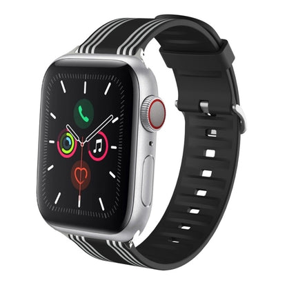 Silicone Replaceable Watch Band For Apple Watch Ultra 49mm&Watch Ultra 2 49mm / Series 9&8&7 45mm / SE 3&SE 2&6&SE&5&4 44mm / 3&2&1 42mm(1) by bashfashion