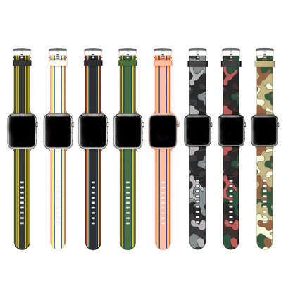 Silicone Replaceable Watch Band For Apple Watch Ultra 49mm&Watch Ultra 2 49mm / Series 9&8&7 45mm / SE 3&SE 2&6&SE&5&4 44mm / 3&2&1 42mm(10) by bashfashion