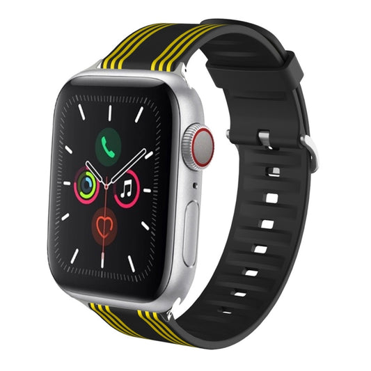 Silicone Replaceable Watch Band For Apple Watch Series 9&8&7 41mm / SE 3&SE 2&6&SE&5&4 40mm / 3&2&1 38mm(3) by bashfashion