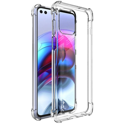 For Motorola Moto Edge S IMAK All-inclusive Shockproof Airbag TPU Case with Screen Protector(Transparent) by imak