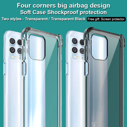 For Motorola Moto Edge S IMAK All-inclusive Shockproof Airbag TPU Case with Screen Protector(Transparent) by imak