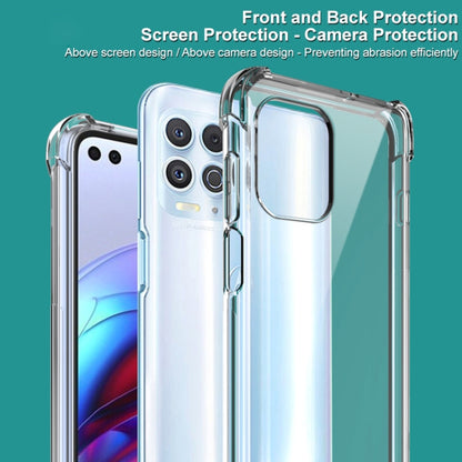 For Motorola Moto Edge S IMAK All-inclusive Shockproof Airbag TPU Case with Screen Protector(Transparent) by imak