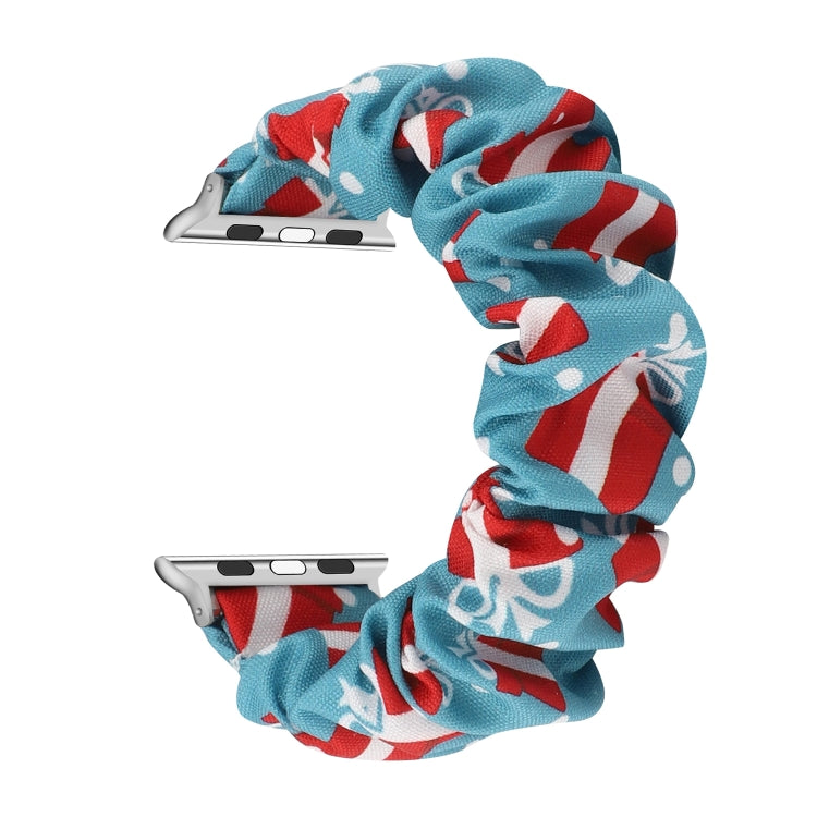Fabric Hair Ring Watch Band For Apple Watch Ultra 49mm&Watch Ultra 2 49mm / Series 9&8&7 45mm / SE 3&SE 2&6&SE&5&4 44mm / 3&2&1 42mm(10) by bashfashion