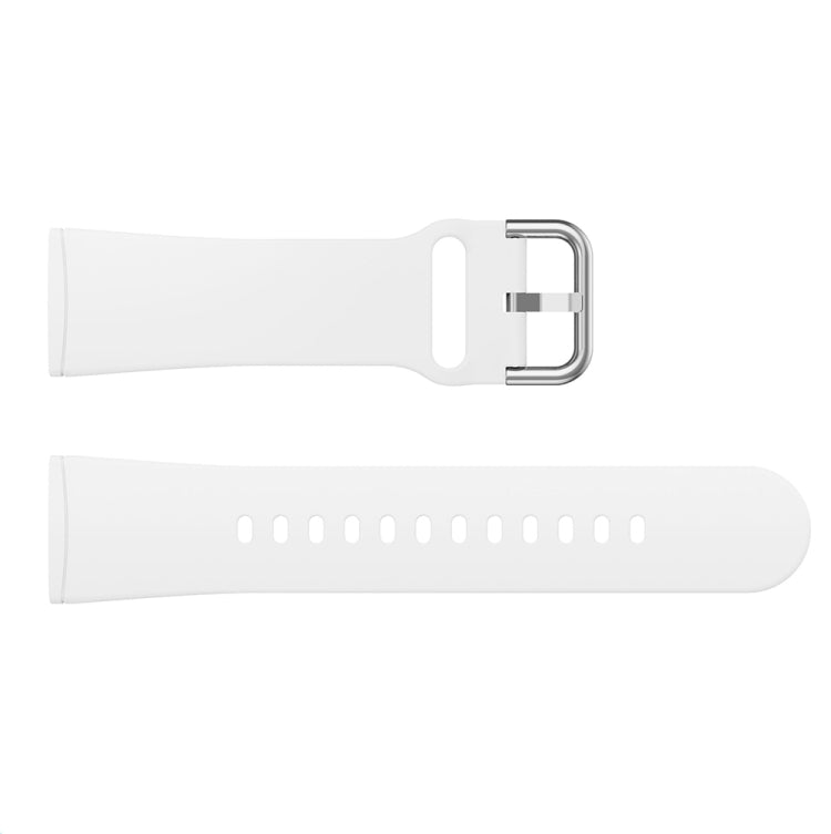 For Fitbit Versa 3 Silicone Watch Band(White) by bashfashion