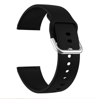 For Fitbit Versa 3 Silicone Watch Band(Black) by bashfashion