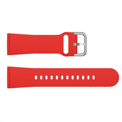 For Fitbit Versa 3 Silicone Watch Band(Red) by bashfashion
