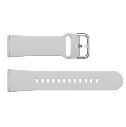 For Fitbit Versa 3 Silicone Watch Band(Grey) by bashfashion