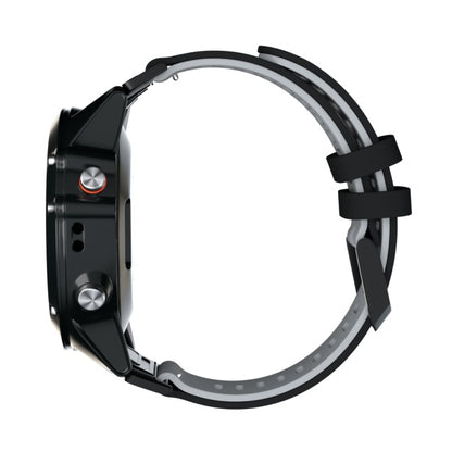 For Garmin Fenix 6X Two-color Silicone Quick Release Watch Band(Black Grey) by bashfashion