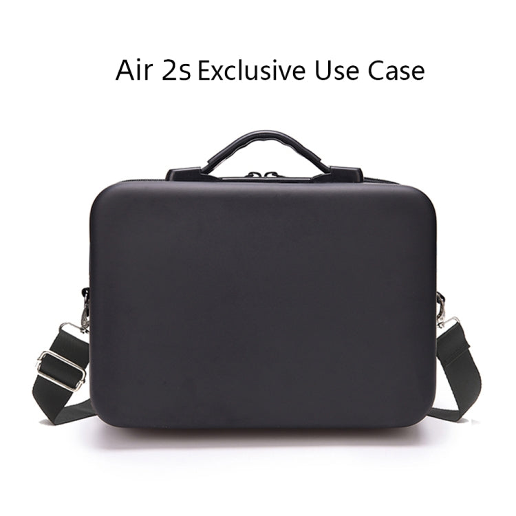 Portable Single Shoulder Storage Travel Carrying Cover Case Box with Baffle Separator for DJI Air 2S(Black + Black Liner) by bashfashion