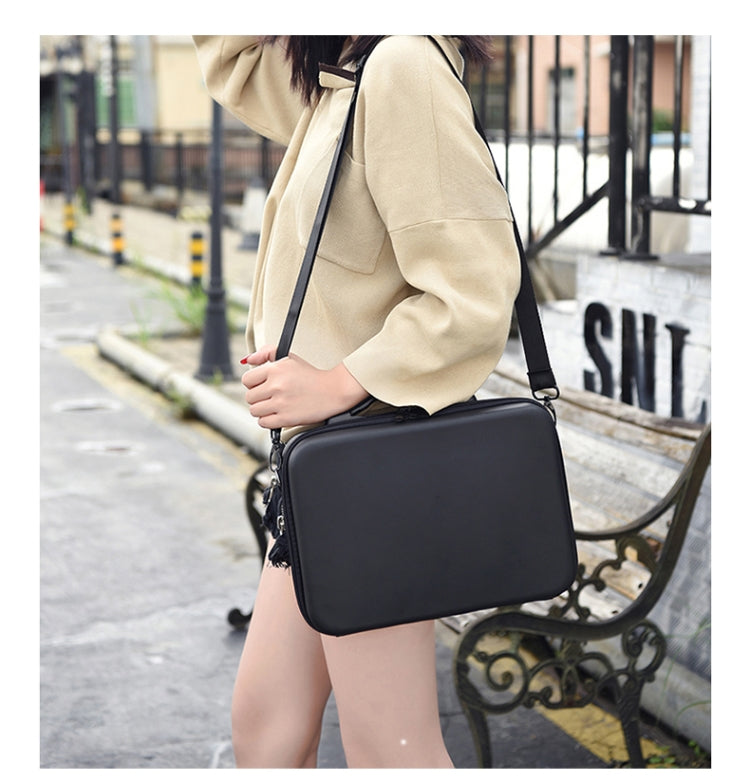 Portable Single Shoulder Storage Travel Carrying Cover Case Box with Baffle Separator for DJI Air 2S(Black + Black Liner) by bashfashion