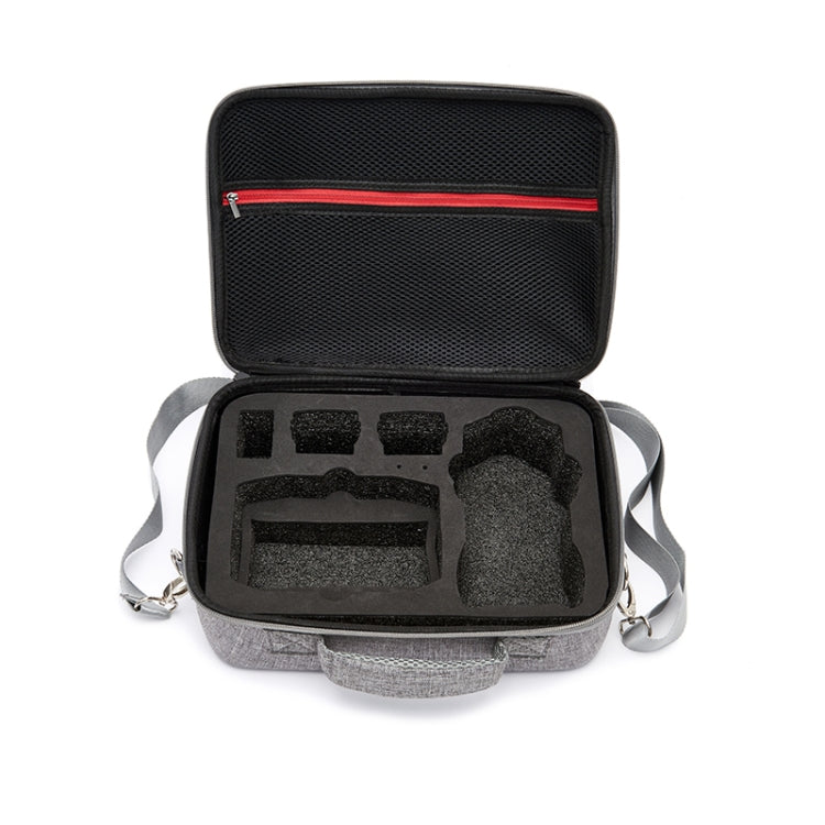 Portable Carry Case Waterproof Scratch-proof Anti-shock Travel Carrying Cover Case Box for DJI Air 2s(Grey+Black Liner) by bashfashion