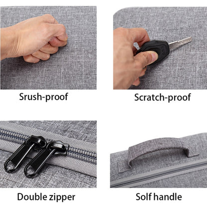 Portable Carry Case Waterproof Scratch-proof Anti-shock Travel Carrying Cover Case Box for DJI Air 2s(Grey+Black Liner) by bashfashion