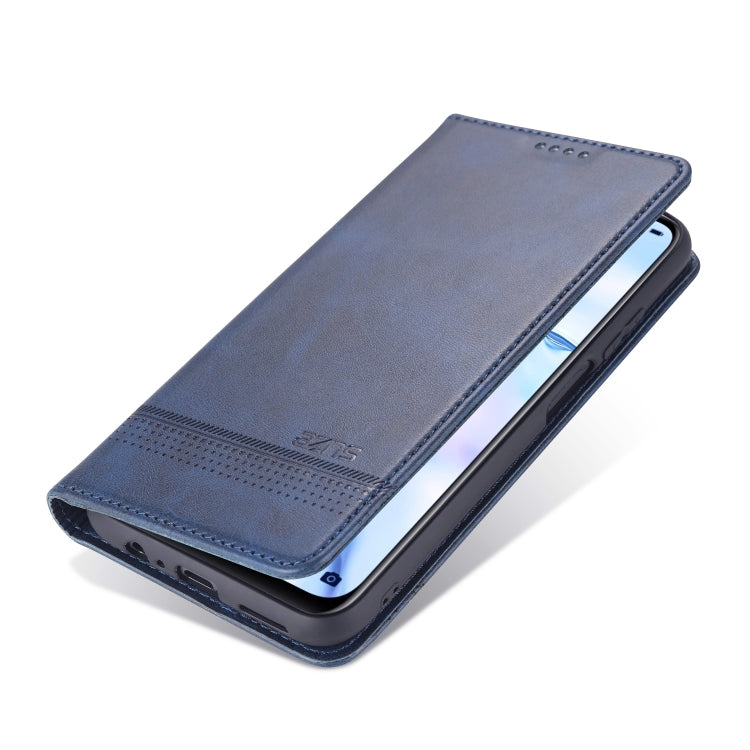 For Huawei Enjoy 20 SE 4G AZNS Magnetic Calf Texture Horizontal Flip Leather Case with Card Slots & Holder & Wallet(Dark Blue) by AZNS