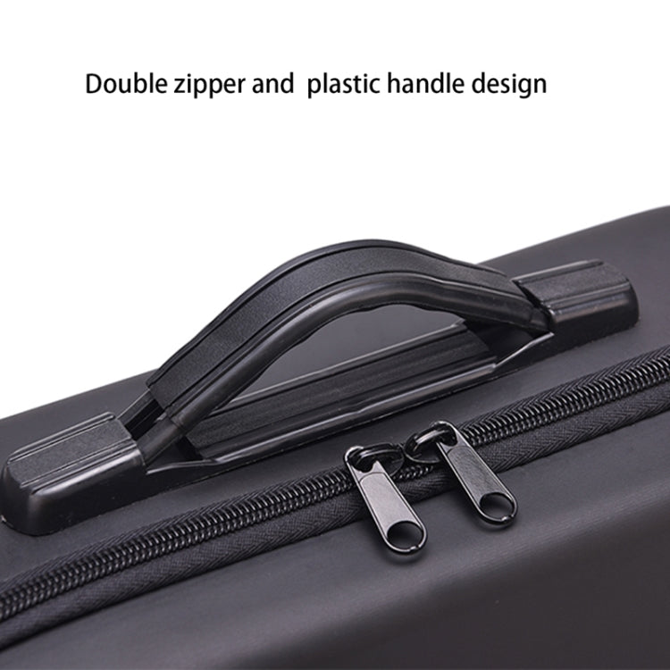 Portable Single Shoulder Storage Travel Carrying PU Cover Case Box for DJI Air 2S(Black + Black Liner) by bashfashion