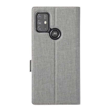 For Motorola Moto G30 / G10 ViLi K Series Shockproof TPU + PU Leather Magnetic Buckle Horizontal Flip Case with Card Slots & Wallet & Holder(Grey) by ViLi