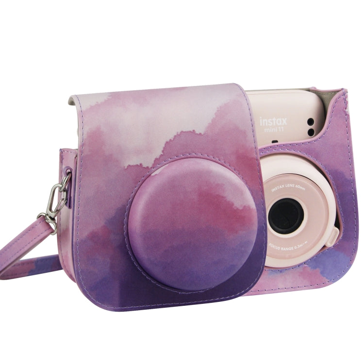 Painted Series Camera Bag with Shoulder Strap for Fujifilm Instax mini 11(Fantasy Cloud) by bashfashion