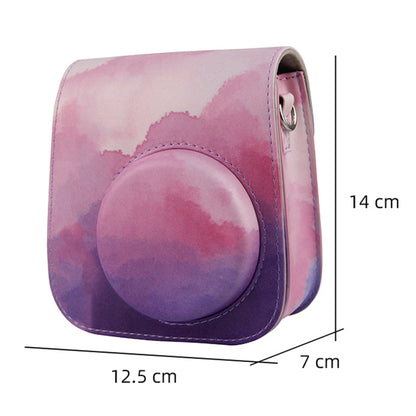 Painted Series Camera Bag with Shoulder Strap for Fujifilm Instax mini 11(Fantasy Cloud) by bashfashion