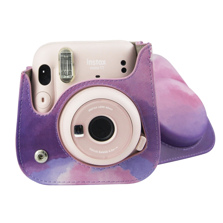 Painted Series Camera Bag with Shoulder Strap for Fujifilm Instax mini 11(Fantasy Cloud) by bashfashion