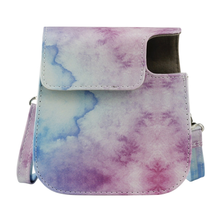 Painted Series Camera Bag with Shoulder Strap for Fujifilm Instax mini 11(Blue Pastel) by bashfashion