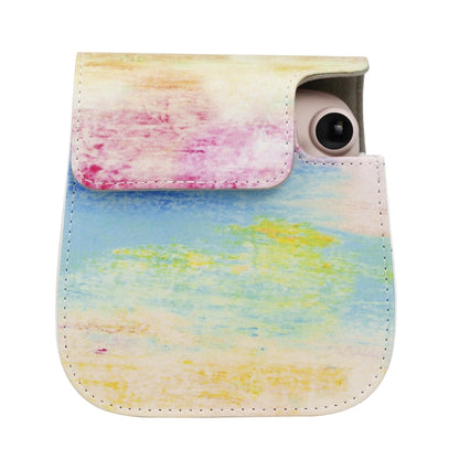 Painted Series Camera Bag with Shoulder Strap for Fujifilm Instax mini 11(Oil Paint) by bashfashion
