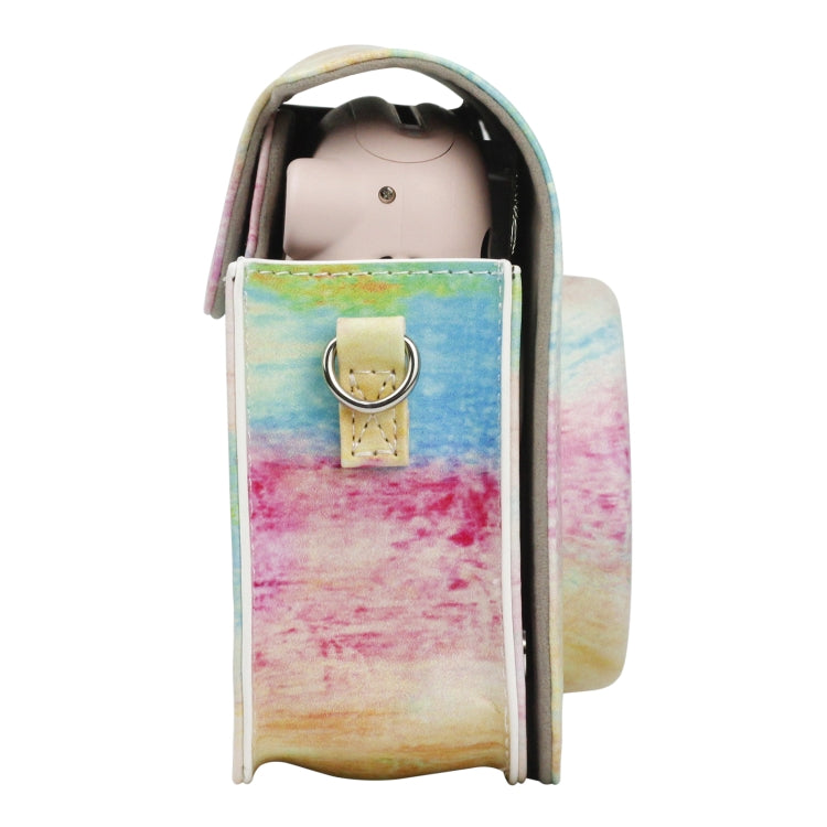 Painted Series Camera Bag with Shoulder Strap for Fujifilm Instax mini 11(Oil Paint) by bashfashion
