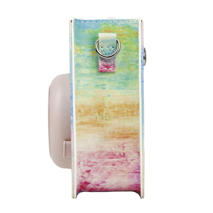 Painted Series Camera Bag with Shoulder Strap for Fujifilm Instax mini 11(Oil Paint) by bashfashion