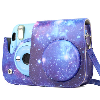 Painted Series Camera Bag with Shoulder Strap for Fujifilm Instax mini 11(Shining Starry Sky) by bashfashion