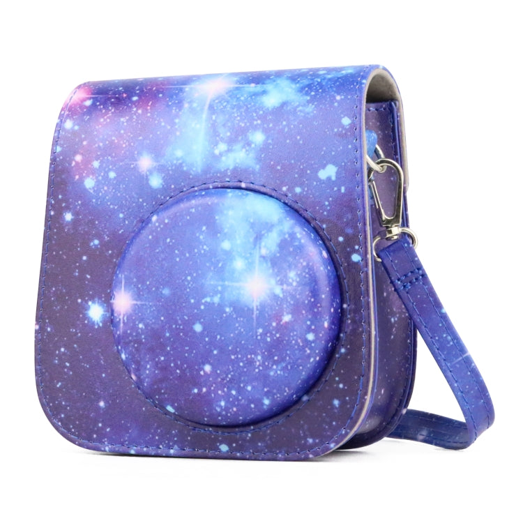 Painted Series Camera Bag with Shoulder Strap for Fujifilm Instax mini 11(Shining Starry Sky) by bashfashion