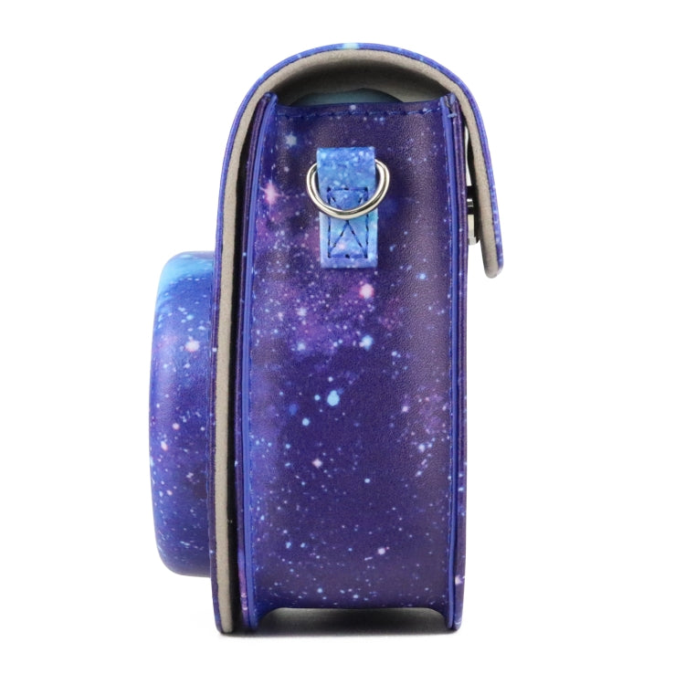 Painted Series Camera Bag with Shoulder Strap for Fujifilm Instax mini 11(Shining Starry Sky) by bashfashion