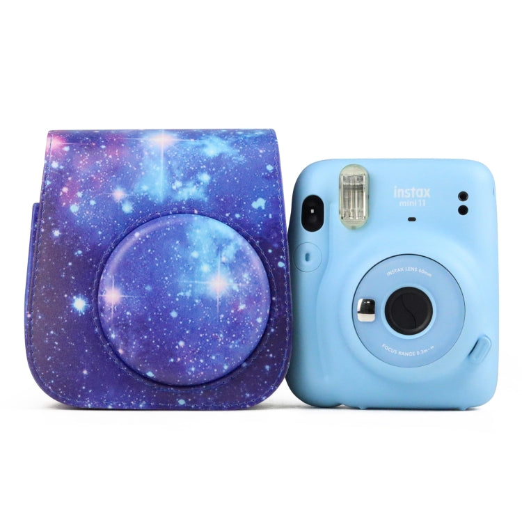 Painted Series Camera Bag with Shoulder Strap for Fujifilm Instax mini 11(Shining Starry Sky) by bashfashion