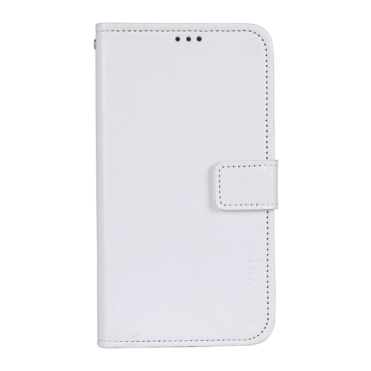 For Motorola Moto G50 idewei Crazy Horse Texture Horizontal Flip Leather Case with Holder & Card Slots & Wallet(White) by idewei