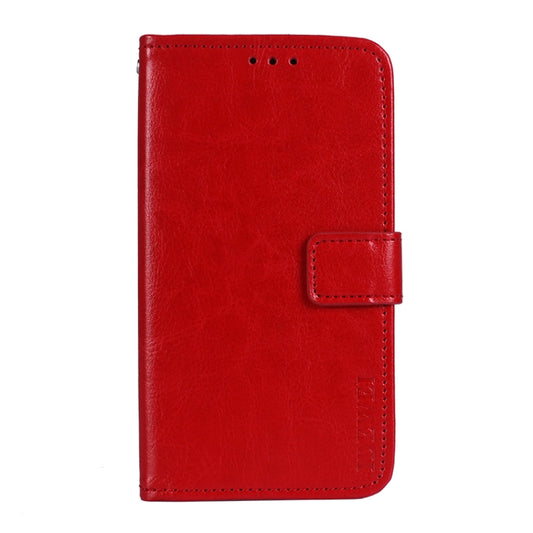 For Umidigi Bison GT idewei Crazy Horse Texture Horizontal Flip Leather Case with Holder & Card Slots & Wallet(Red) by idewei