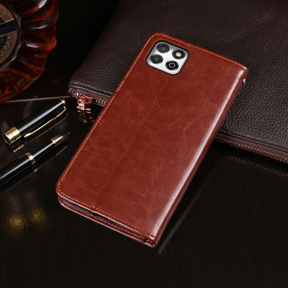 For Honor Play 20 idewei Crazy Horse Texture Horizontal Flip Leather Case with Holder & Card Slots & Wallet(Sky Blue) by idewei