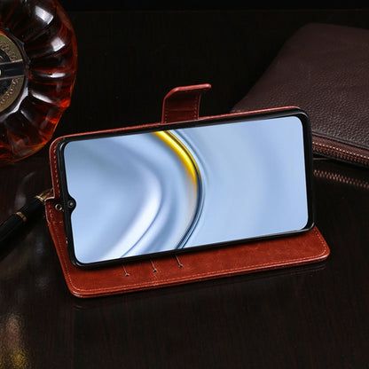 For Honor Play 20 idewei Crazy Horse Texture Horizontal Flip Leather Case with Holder & Card Slots & Wallet(Sky Blue) by idewei