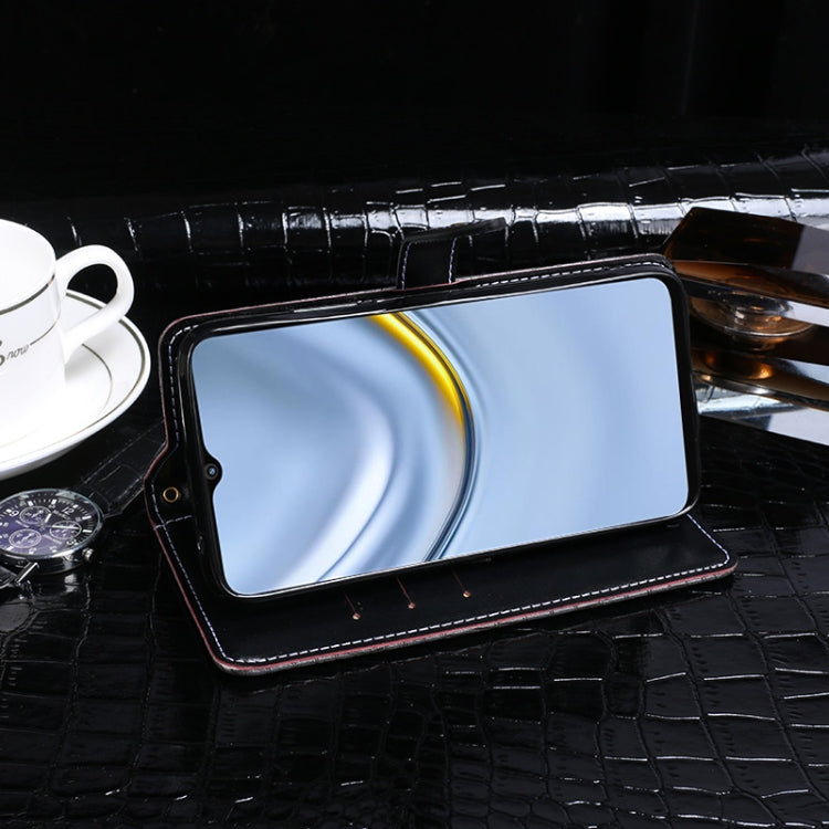 For Honor Play 20 idewei Crocodile Texture Horizontal Flip Leather Case with Holder & Card Slots & Wallet(Dark Blue) by idewei