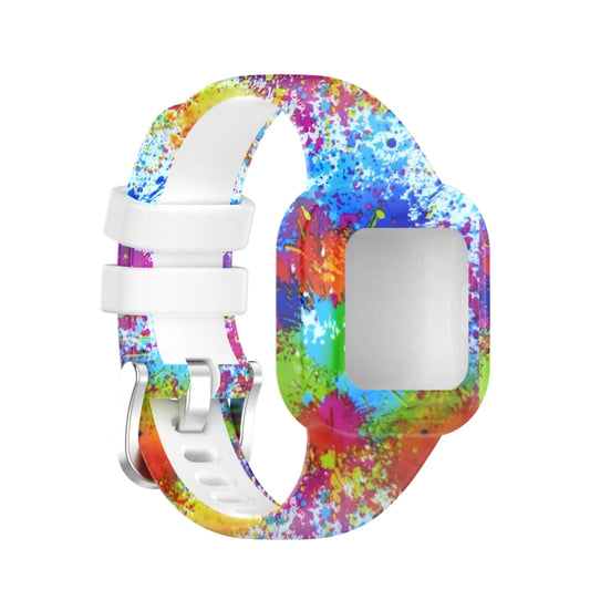 For Garmin Vivofit JR3 Silicone Printing Watch Band(Painted) by bashfashion