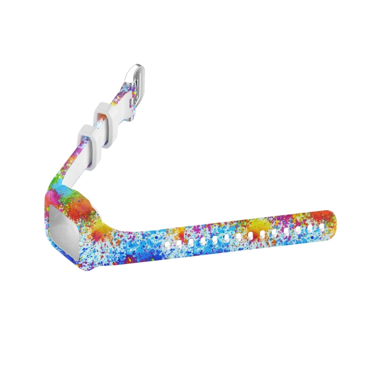 For Garmin Vivofit JR3 Silicone Printing Watch Band(Painted) by bashfashion