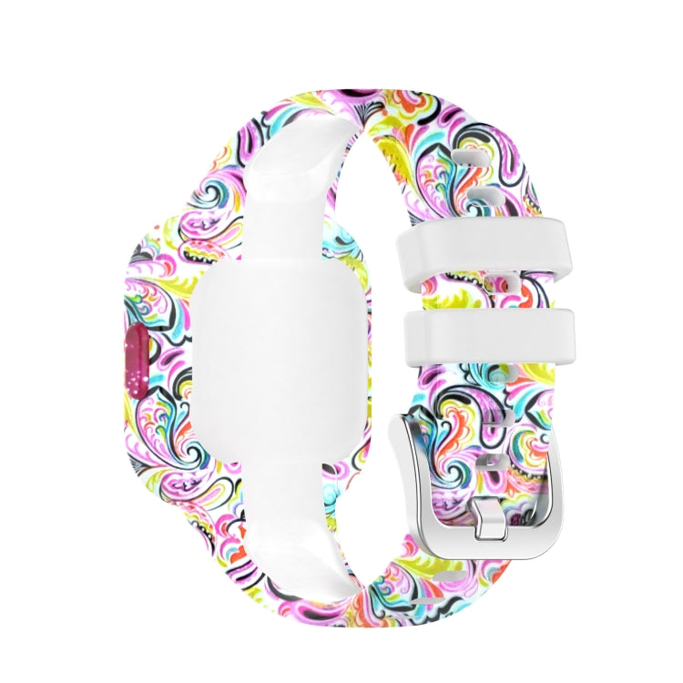 For Garmin Vivofit JR3 Silicone Printing Watch Band(Facial Makeup) by bashfashion
