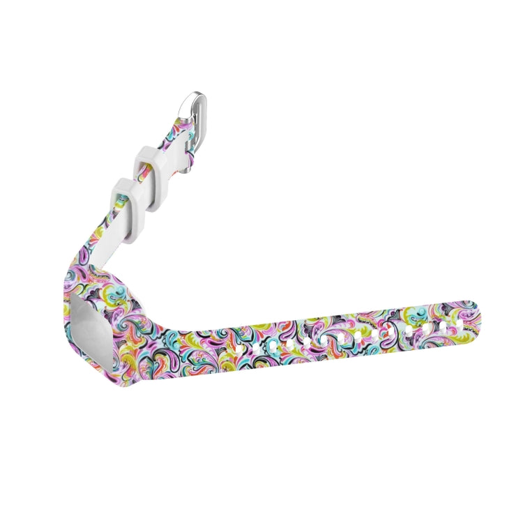 For Garmin Vivofit JR3 Silicone Printing Watch Band(Facial Makeup) by bashfashion