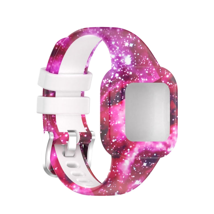 For Garmin Vivofit JR3 Silicone Printing Watch Band(Starry Sky) by bashfashion