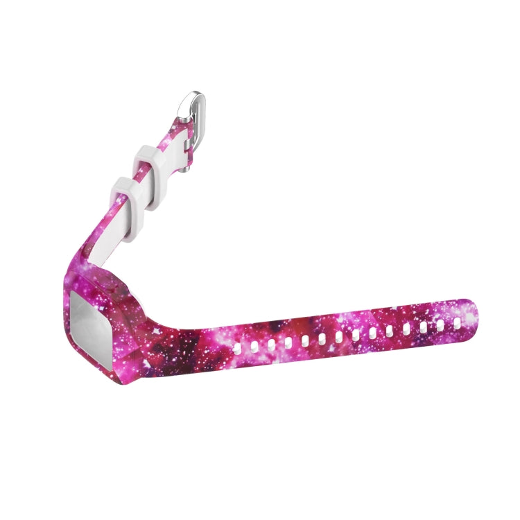 For Garmin Vivofit JR3 Silicone Printing Watch Band(Starry Sky) by bashfashion