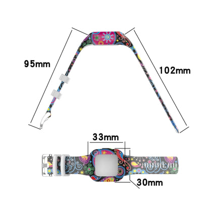 For Garmin Vivofit JR3 Silicone Printing Watch Band(Starry Sky) by bashfashion