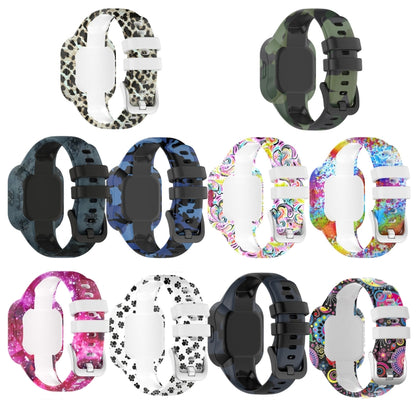 For Garmin Vivofit JR3 Silicone Printing Watch Band(Mosaic) by bashfashion